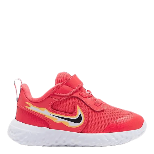 Nike Revolution 5 Fire TD Kids Yellow/Red