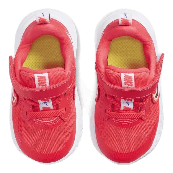 Nike Revolution 5 Fire TD Kids Yellow/Red