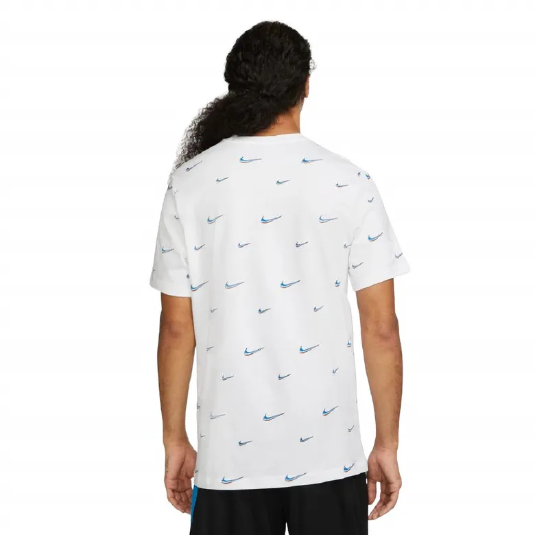 NIKE SWOOSH BALL MEN'S BASKETBALL TSHIRT "WHITE"
