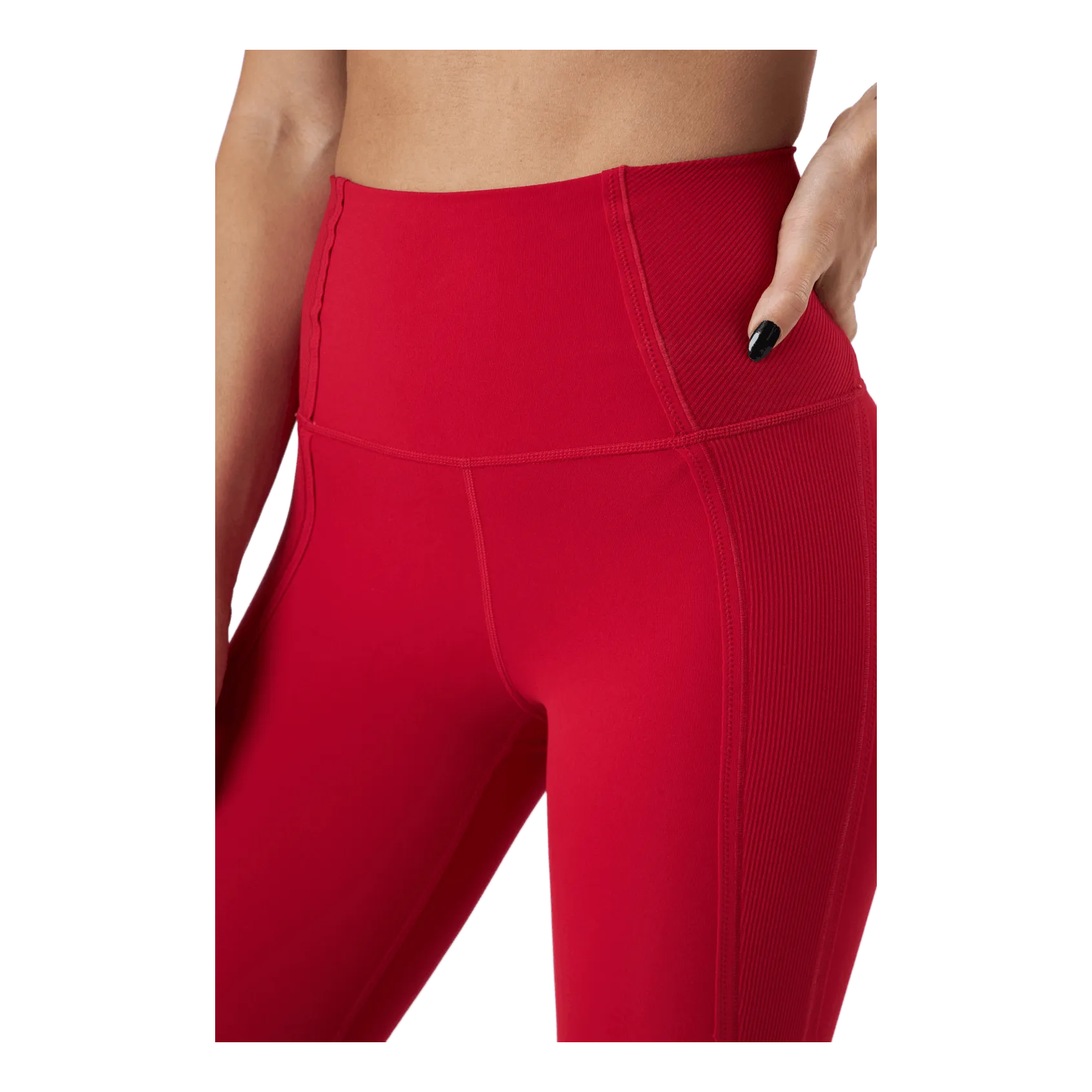 NIKE YOGA LUXE DRIFIT WOMEN'S 7/8  GYM RED/TEAM RED