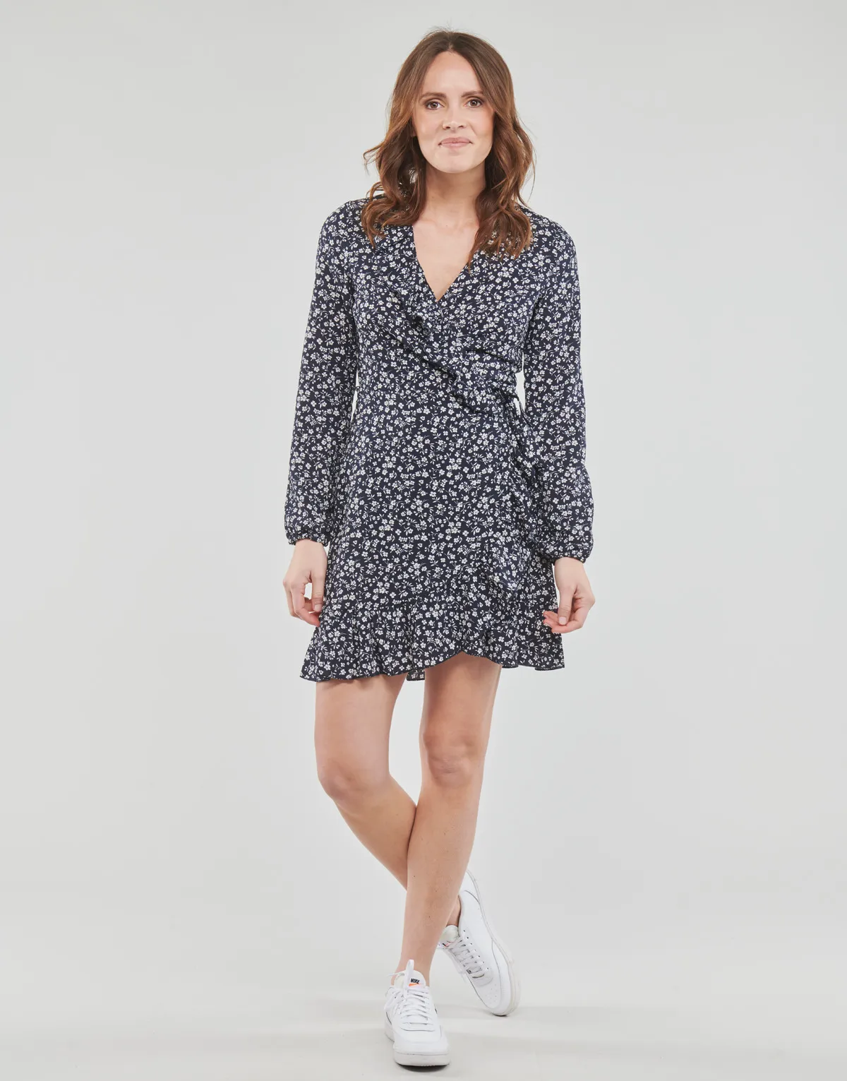 ONLCARLY L/S WRAP SHORT DRESS