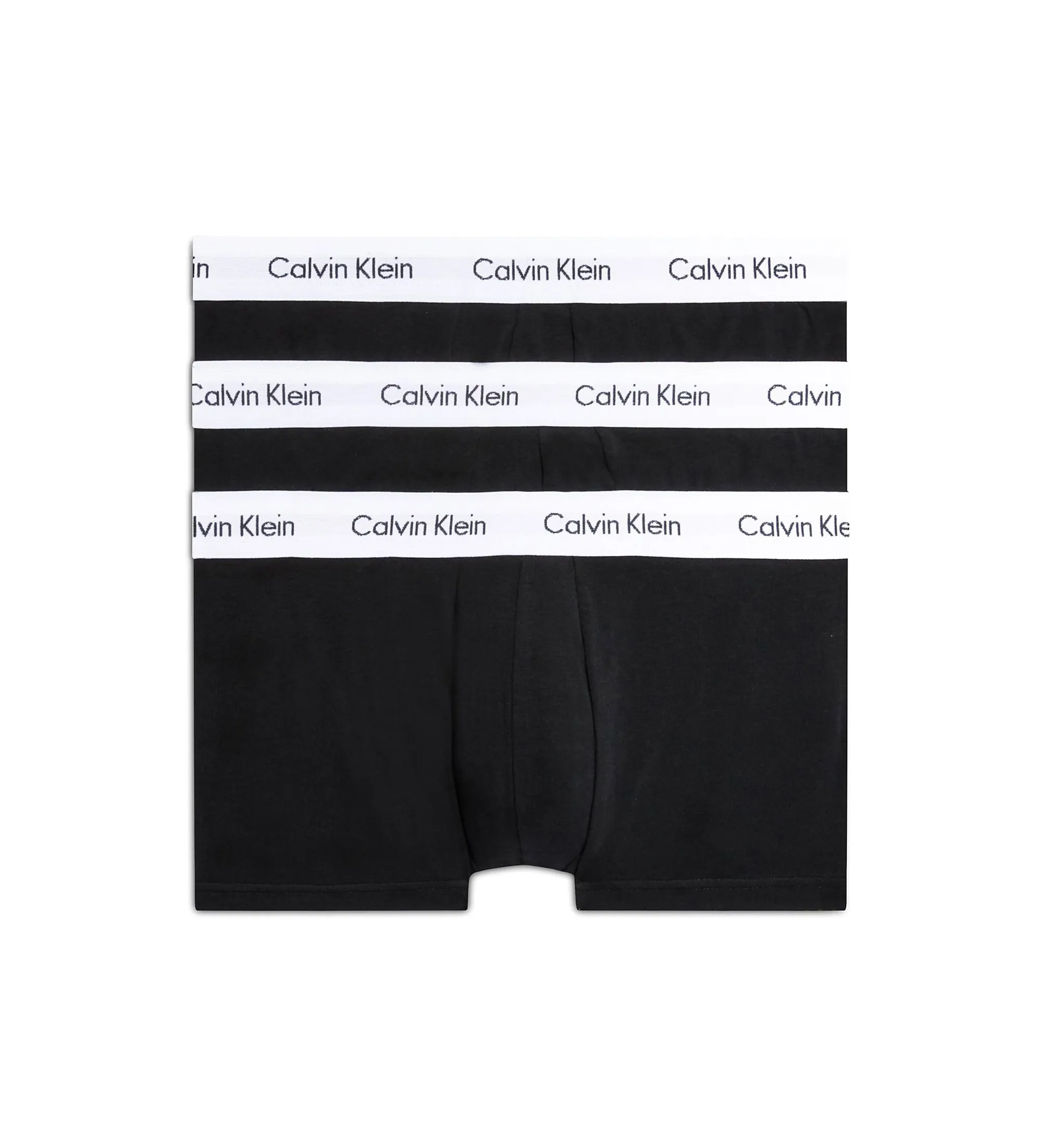 Pack 3 Bóxers Tiro Bajo Cotton Stretch negro