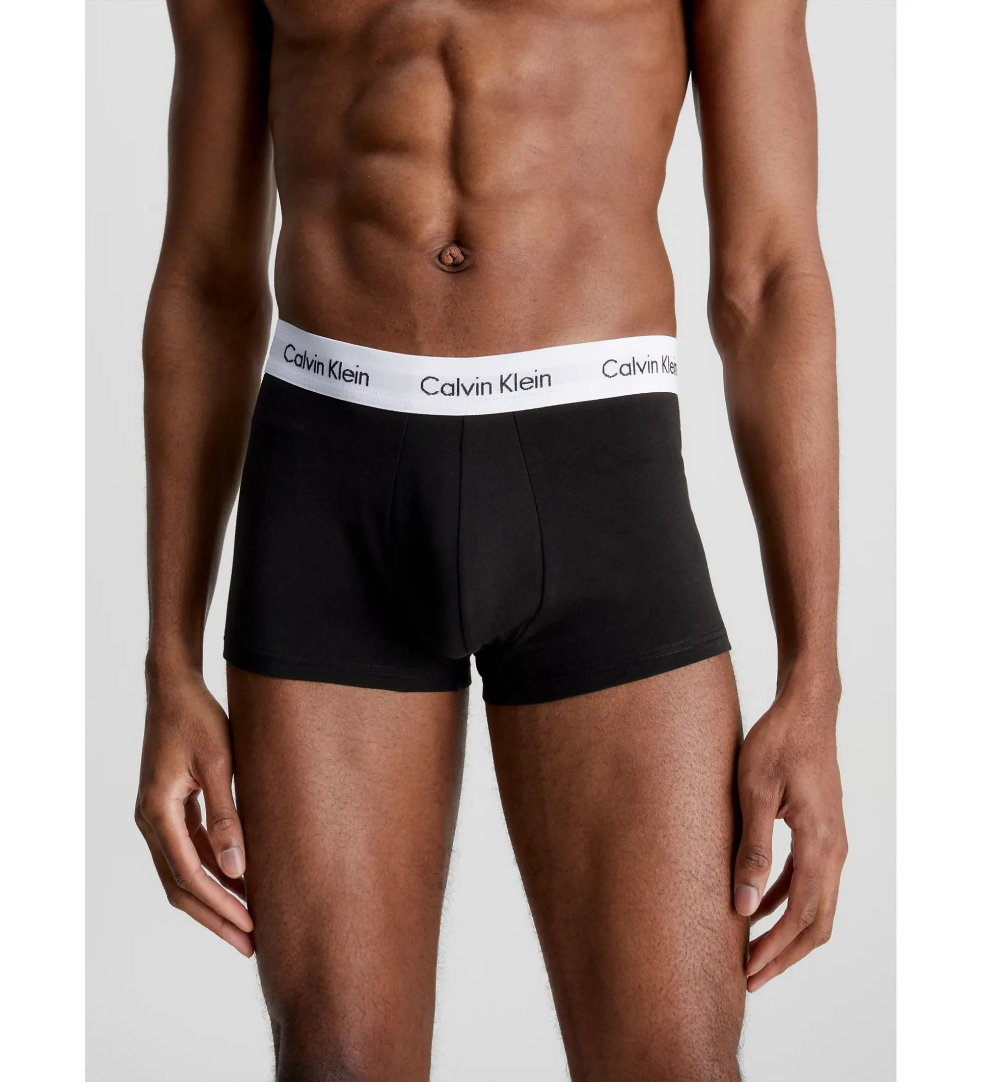 Pack 3 Bóxers Tiro Bajo Cotton Stretch negro