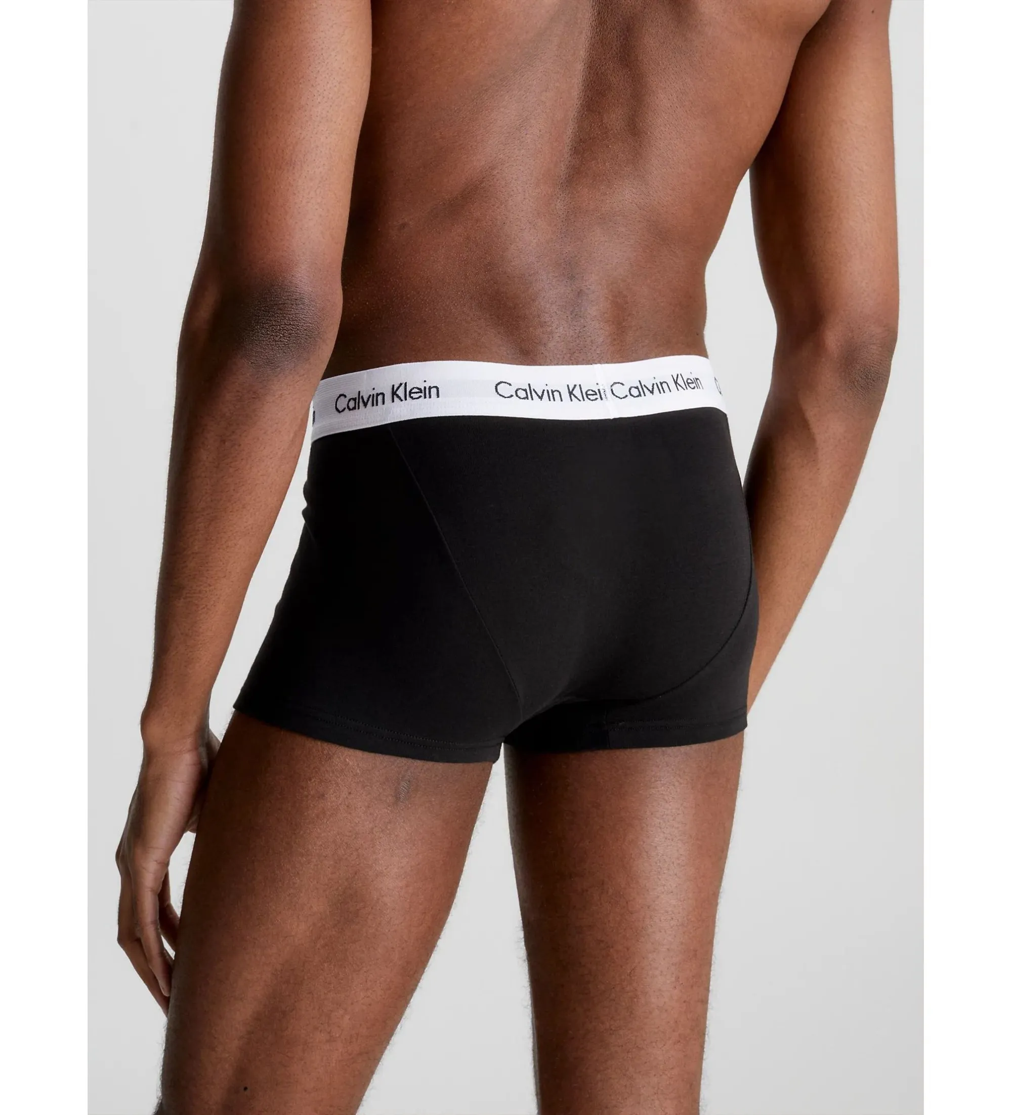 Pack 3 Bóxers Tiro Bajo Cotton Stretch negro