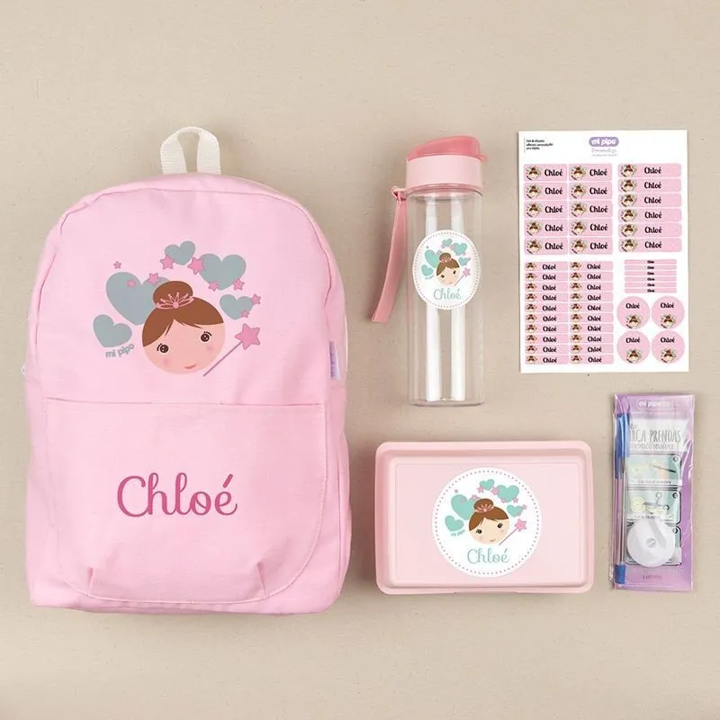 Pack Mi equipo Mochila Hada