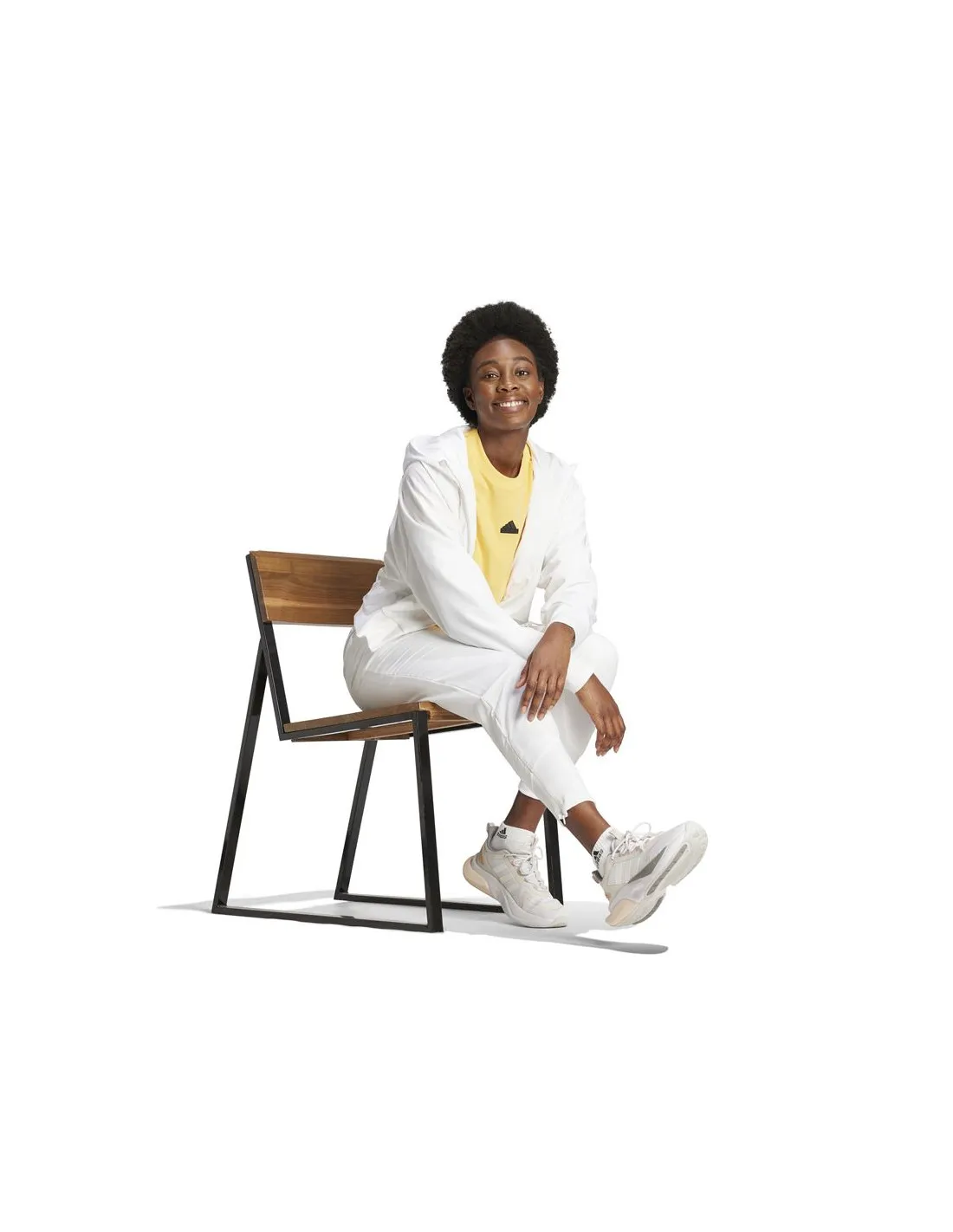 Pantalones adidas Z.N.E. Woven Mujer Blanco