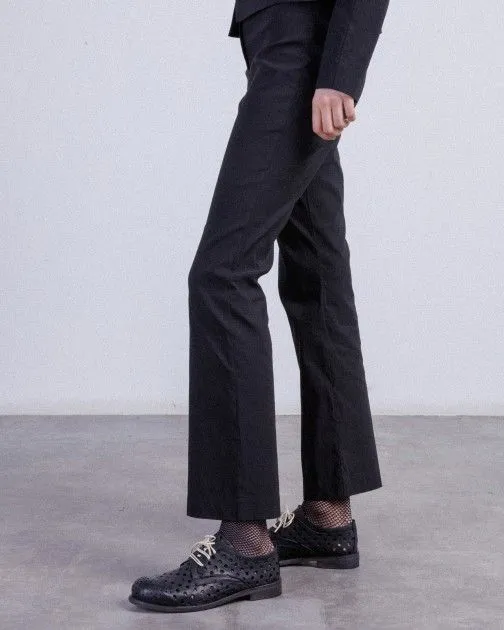pantalones clásicos Malloni M24E70460 Negro