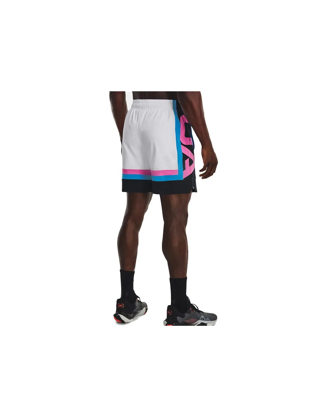 Pantalones de Baloncesto Under Amour Baseline Woven short t Ii Wht Hombre
