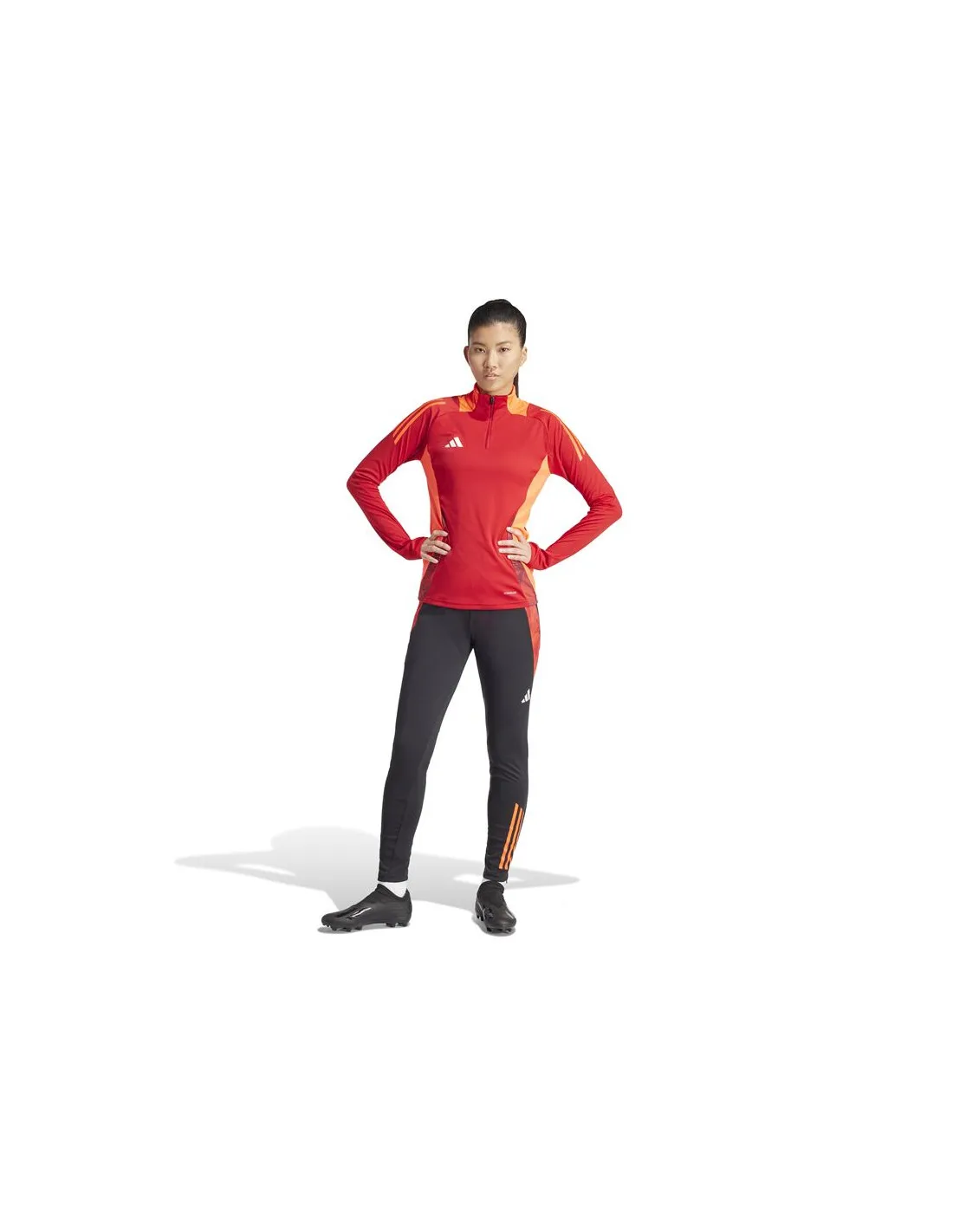 Pantalones de Fútbol adidas Tiro24 C Mujer Negro