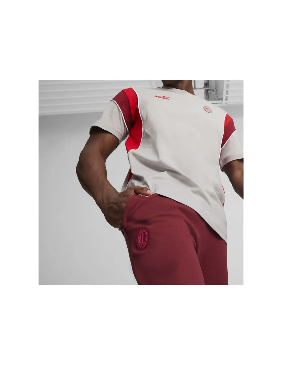 Pantalones de Fútbol Puma AC Milan FtblArchive Rojo Hombre