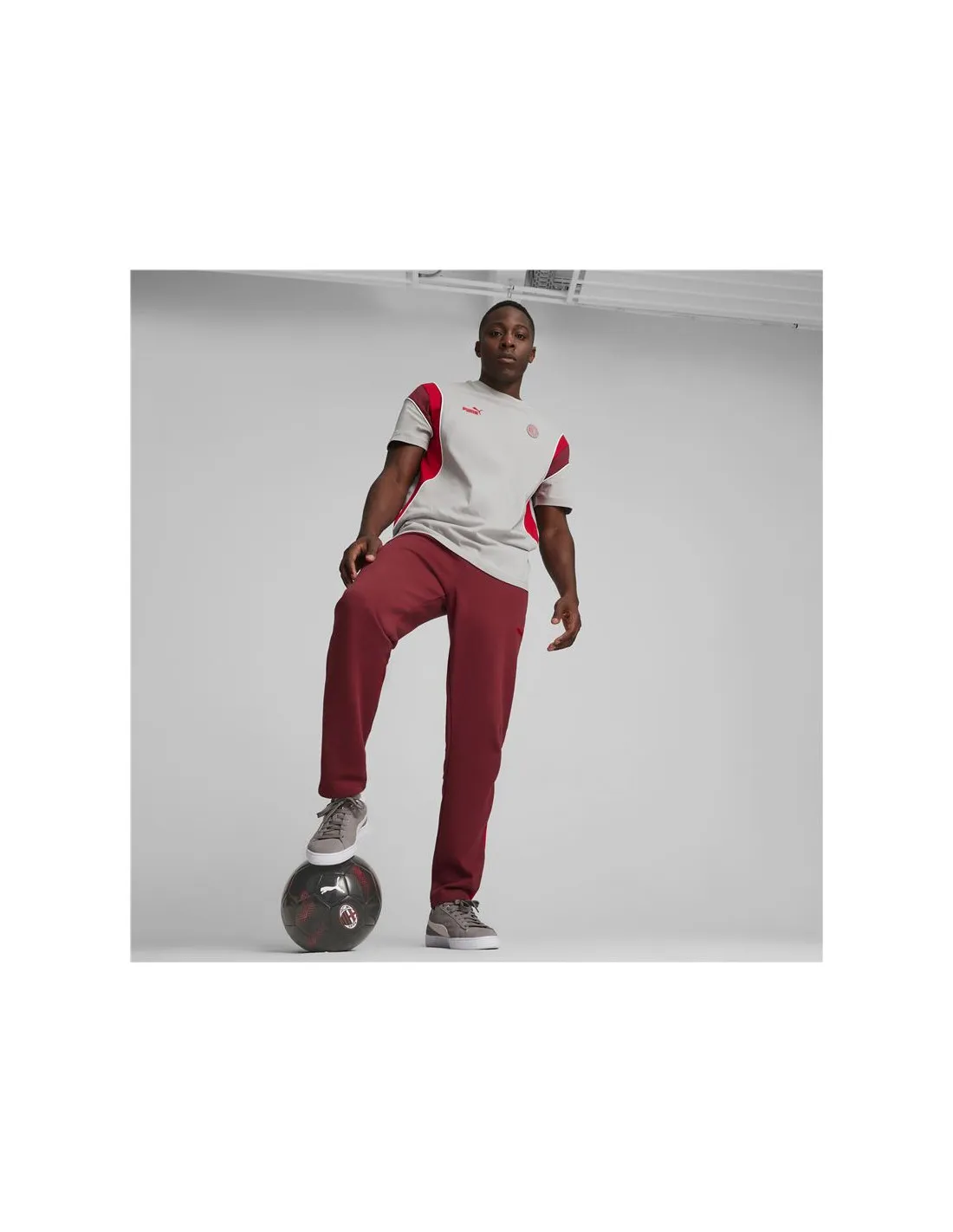 Pantalones de Fútbol Puma AC Milan FtblArchive Rojo Hombre