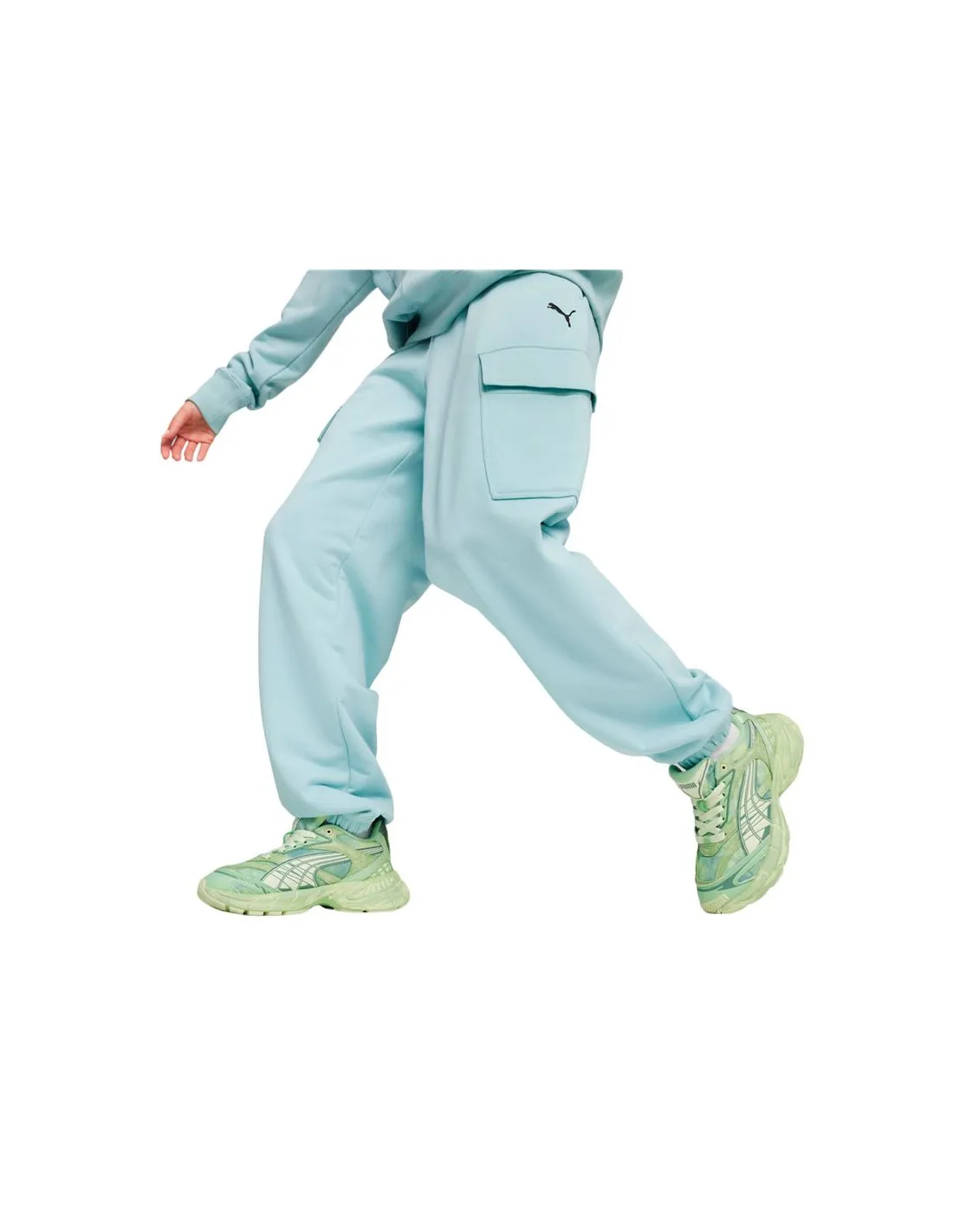 Pantalones Puma Dare To Relaxed Carg Turquesa Mujer
