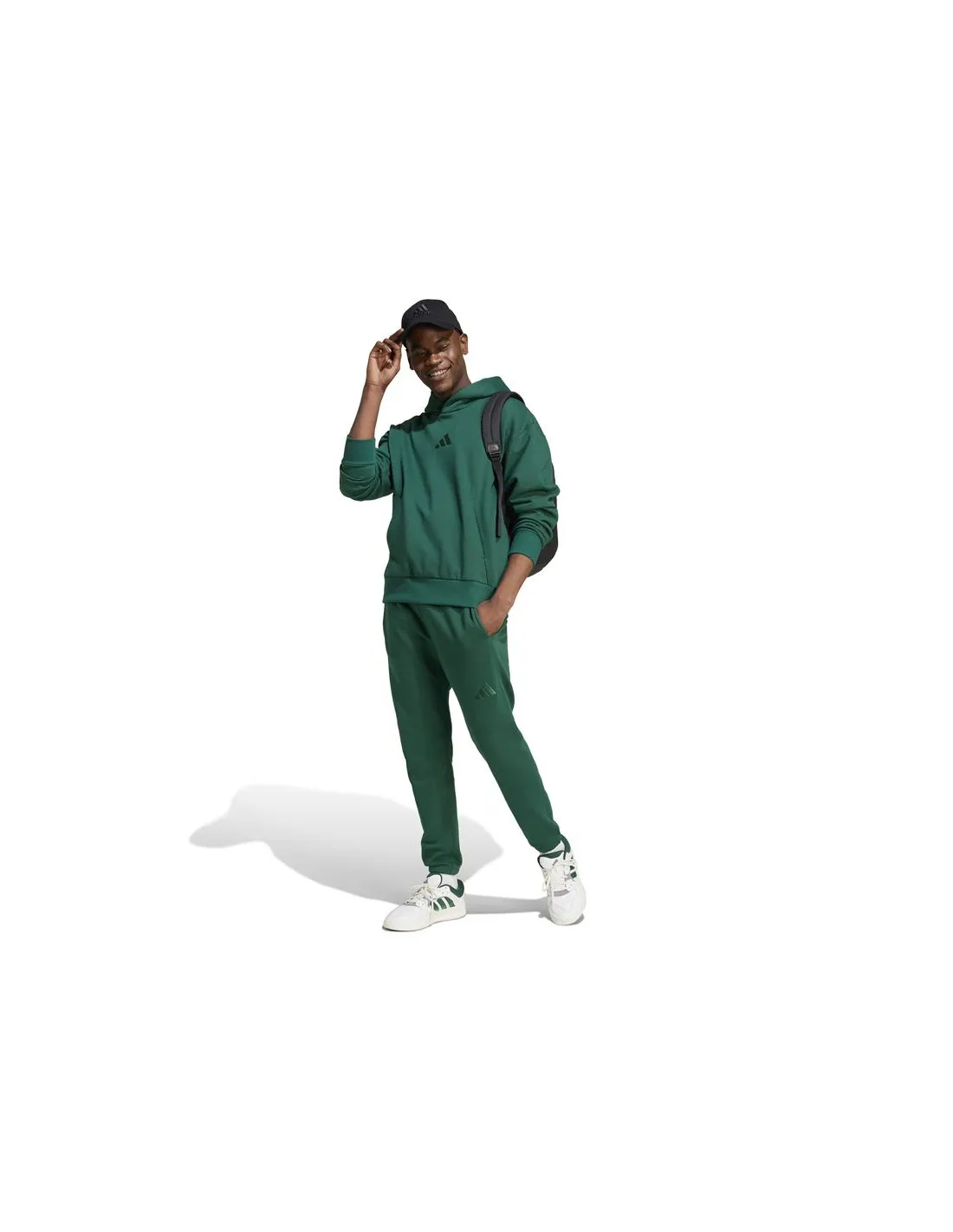 Pantalón adidas All Szn Fleece Regular Tapered Hombre Verde Oscuro