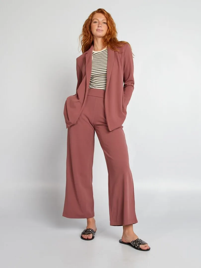 PANTALóN ANCHO DE TIRO ALTO 'JDY'  ROSA
