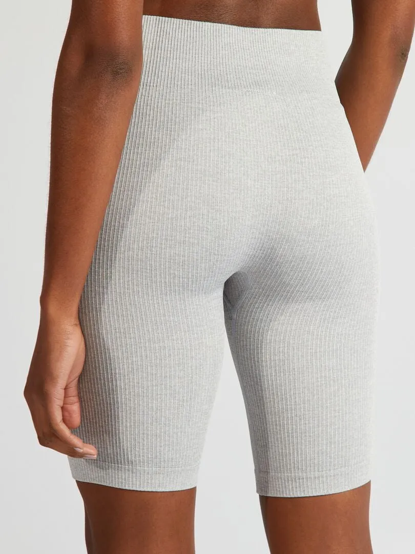 PANTALóN CICLISTA DE PUNTO DE CANALé  GRIS