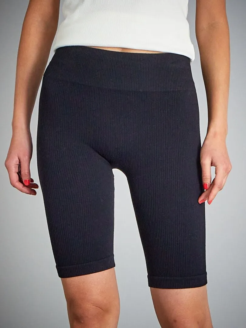 PANTALóN CICLISTA DE PUNTO DE CANALé  NEGRO
