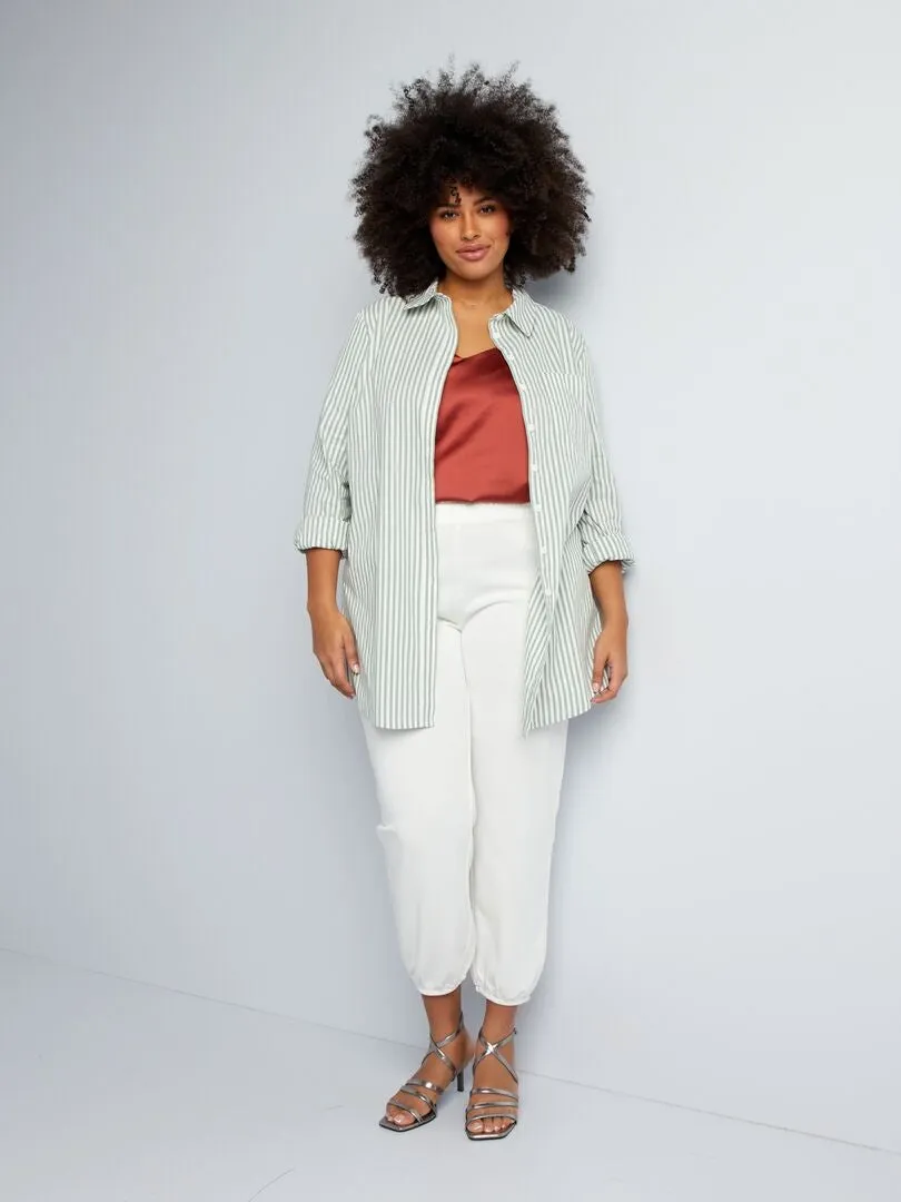 PANTALóN DE CHáNDAL  BLANCO