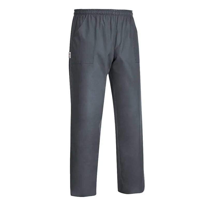 PANTALóN DE COCINA ANTIMANCHAS DE MICROFIBRA GRIS CONVOY  EGOCHEF