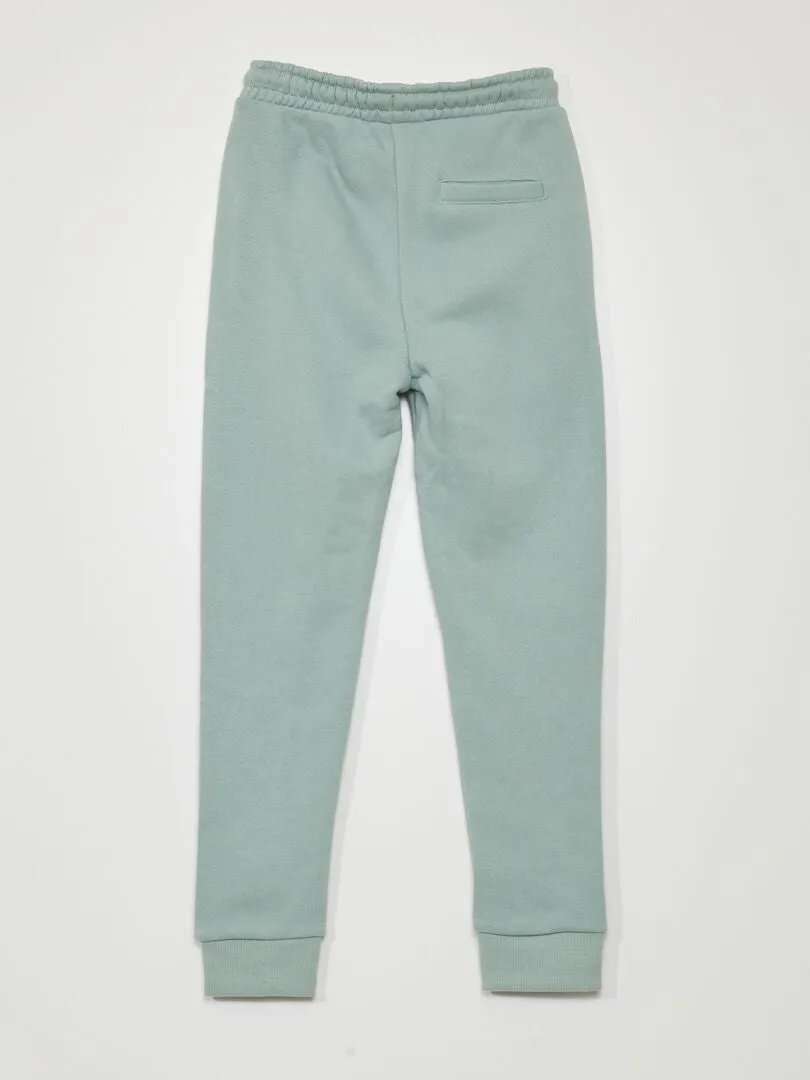 PANTALóN DE JOGGING DE TEJIDO DE CHáNDAL CON COSTURAS  VERDE
