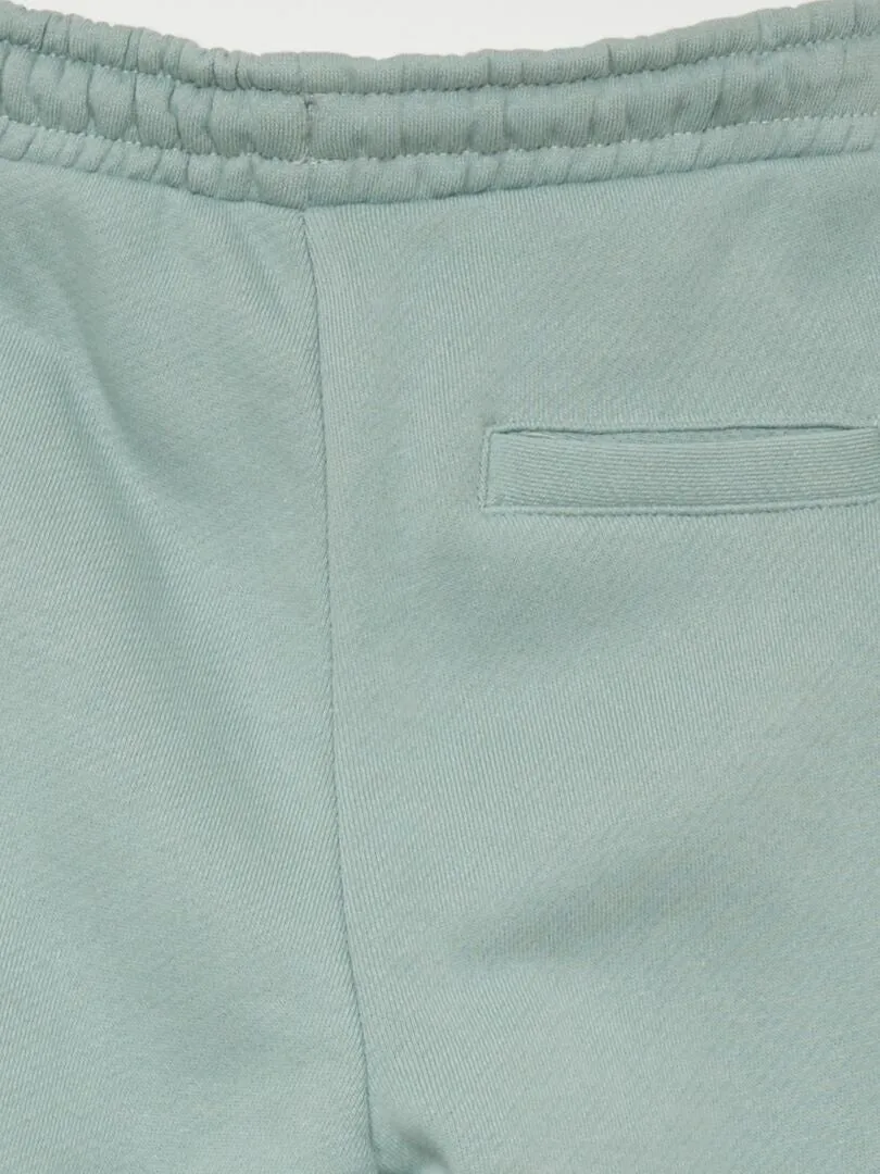 PANTALóN DE JOGGING DE TEJIDO DE CHáNDAL CON COSTURAS  VERDE