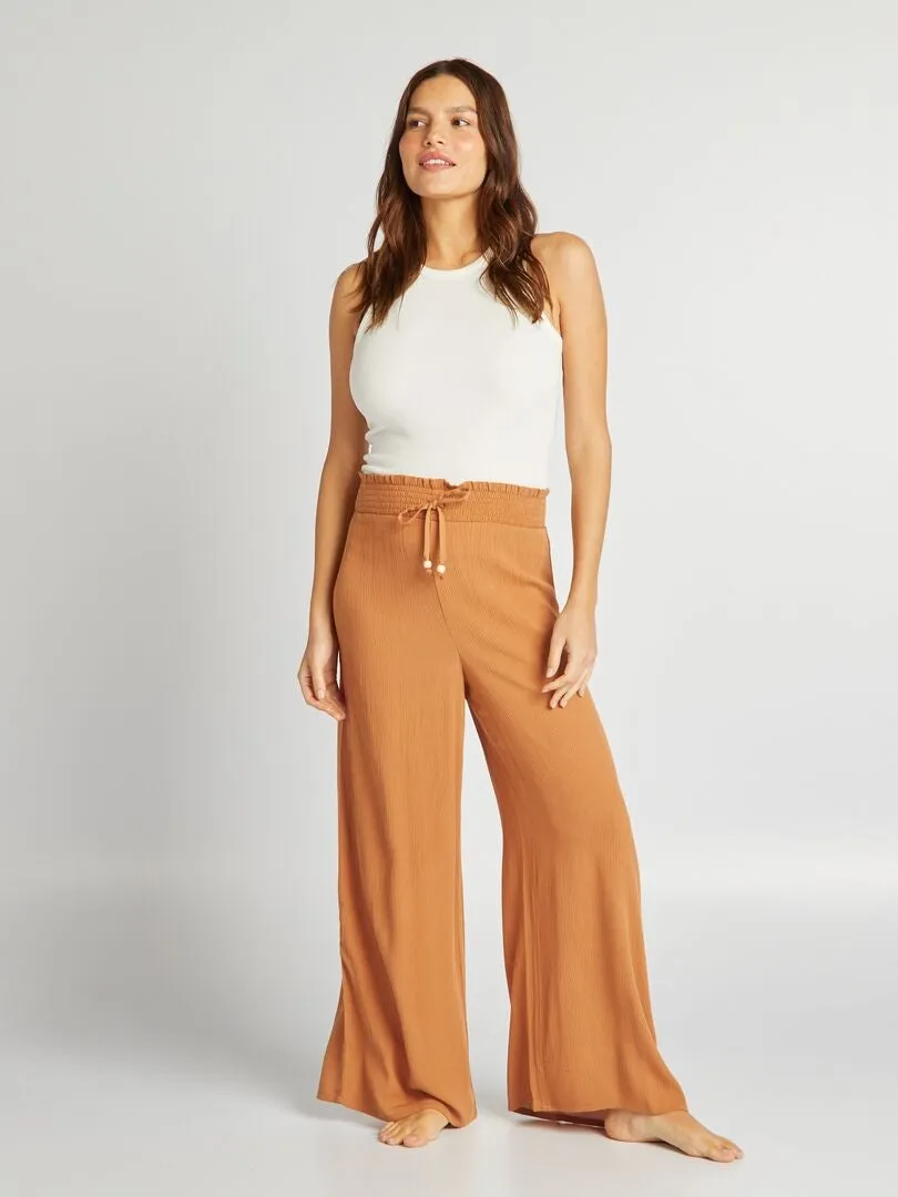 PANTALóN DE PIJAMA  MARRON