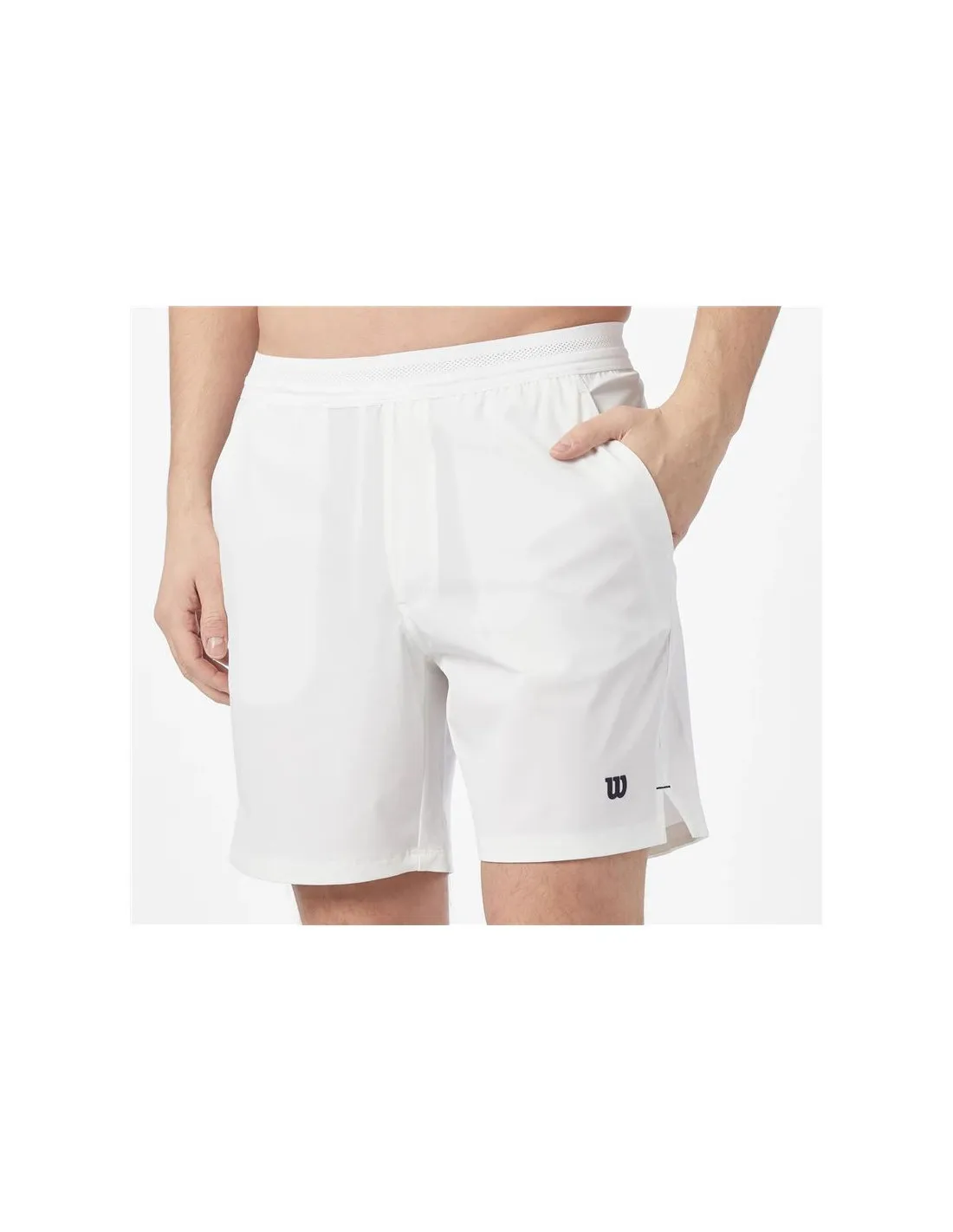 Pantalón de Pádel Wilson Team Short 7" Blanco Hombre