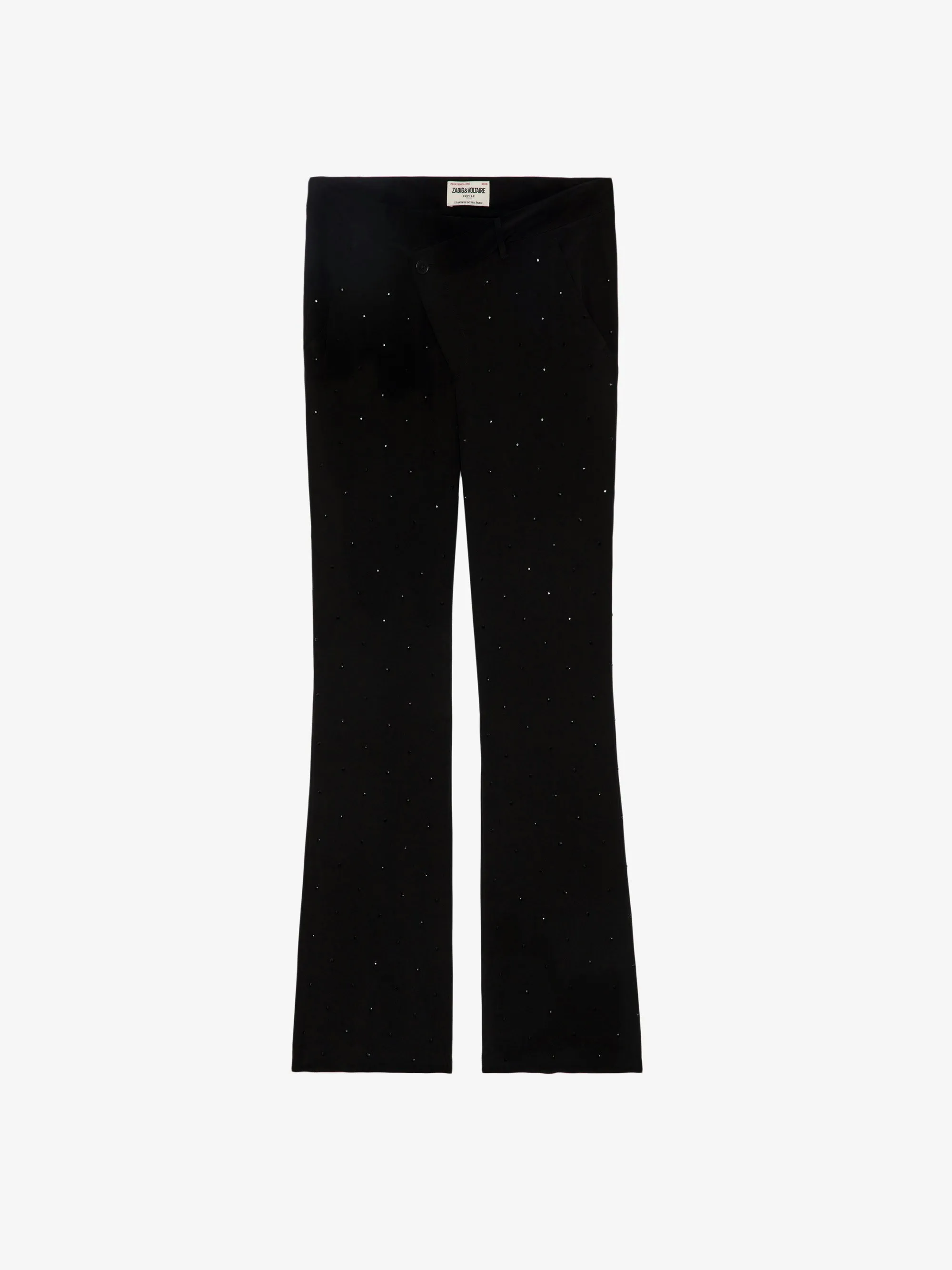 Pantalón de Seda Strass Poxy
