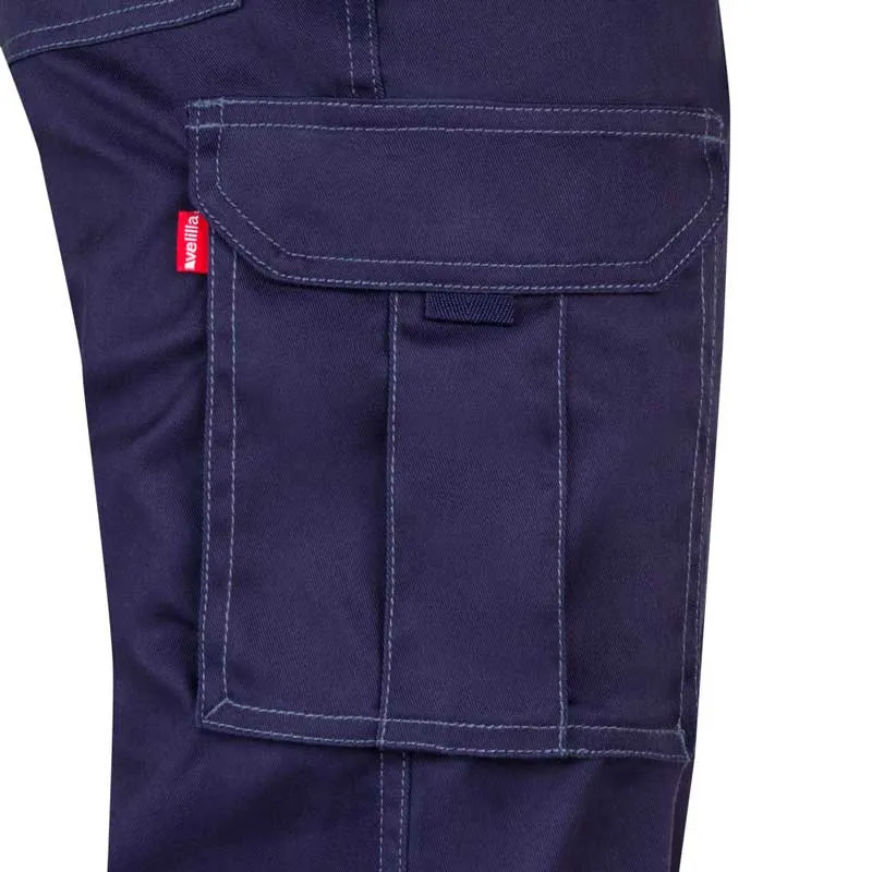 PANTALóN DE TRABAJO STRETCH MULTIBOLSILLOS AZUL MARINO  VELILLA 103002S