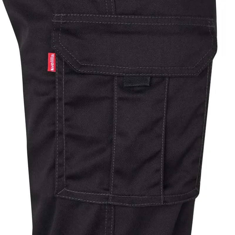 PANTALóN DE TRABAJO STRETCH MULTIBOLSILLOS NEGRO  VELILLA 103002S