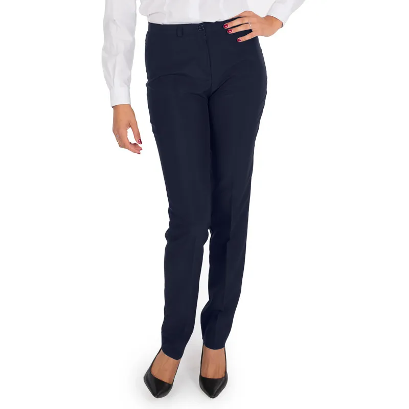 PANTALóN HOSTELERíA DE MUJER BIOELáSTICO SIN BOLSILLOS MARINO  GARY'S
