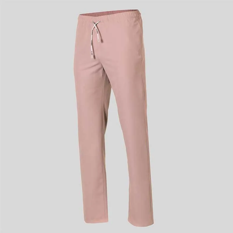 PANTALóN LABORAL DE MICROFIBRA BEIGE ARENA CON GOMA Y CORDóN  GARY'S