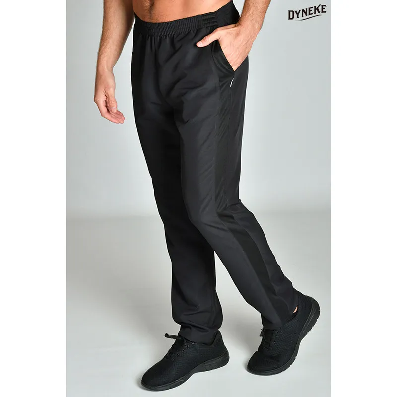 PANTALóN LABORAL DE MICROFIBRA REJILLA LATERAL NEGRO  DYNEKE