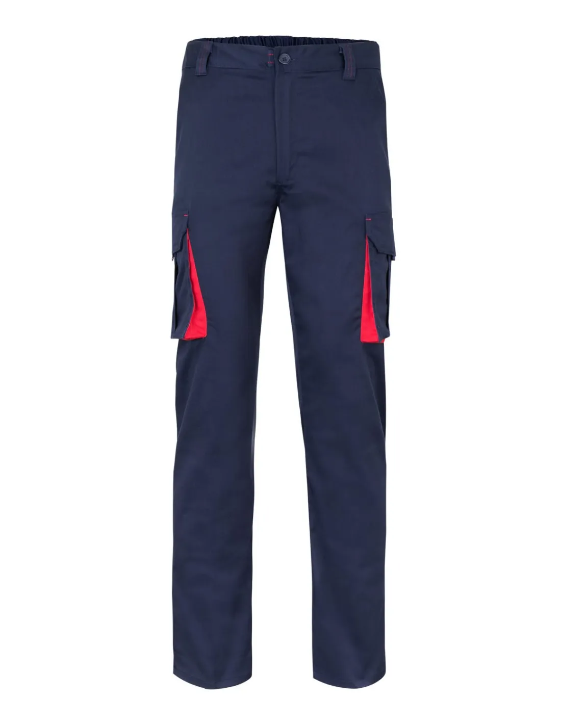 Pantalón multibolsillos bicolor strech Velilla