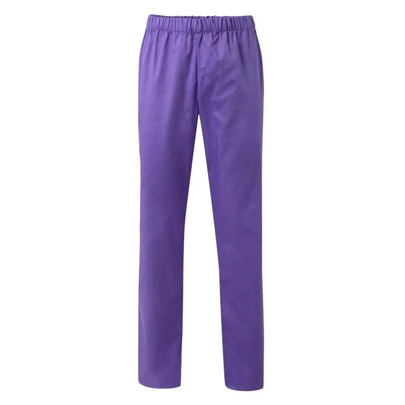 PANTALóN PIJAMA LABORAL CON GOMA MORADO  VELILLA