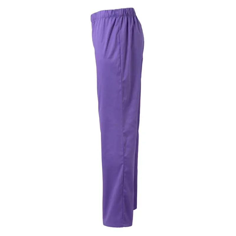 PANTALóN PIJAMA LABORAL CON GOMA MORADO  VELILLA