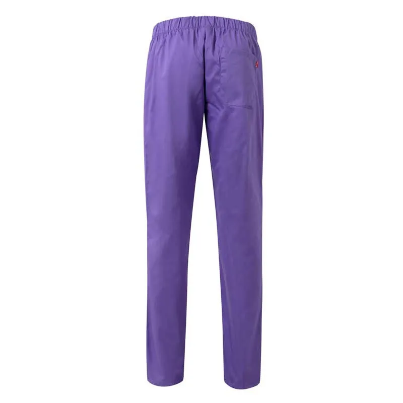 PANTALóN PIJAMA LABORAL CON GOMA MORADO  VELILLA