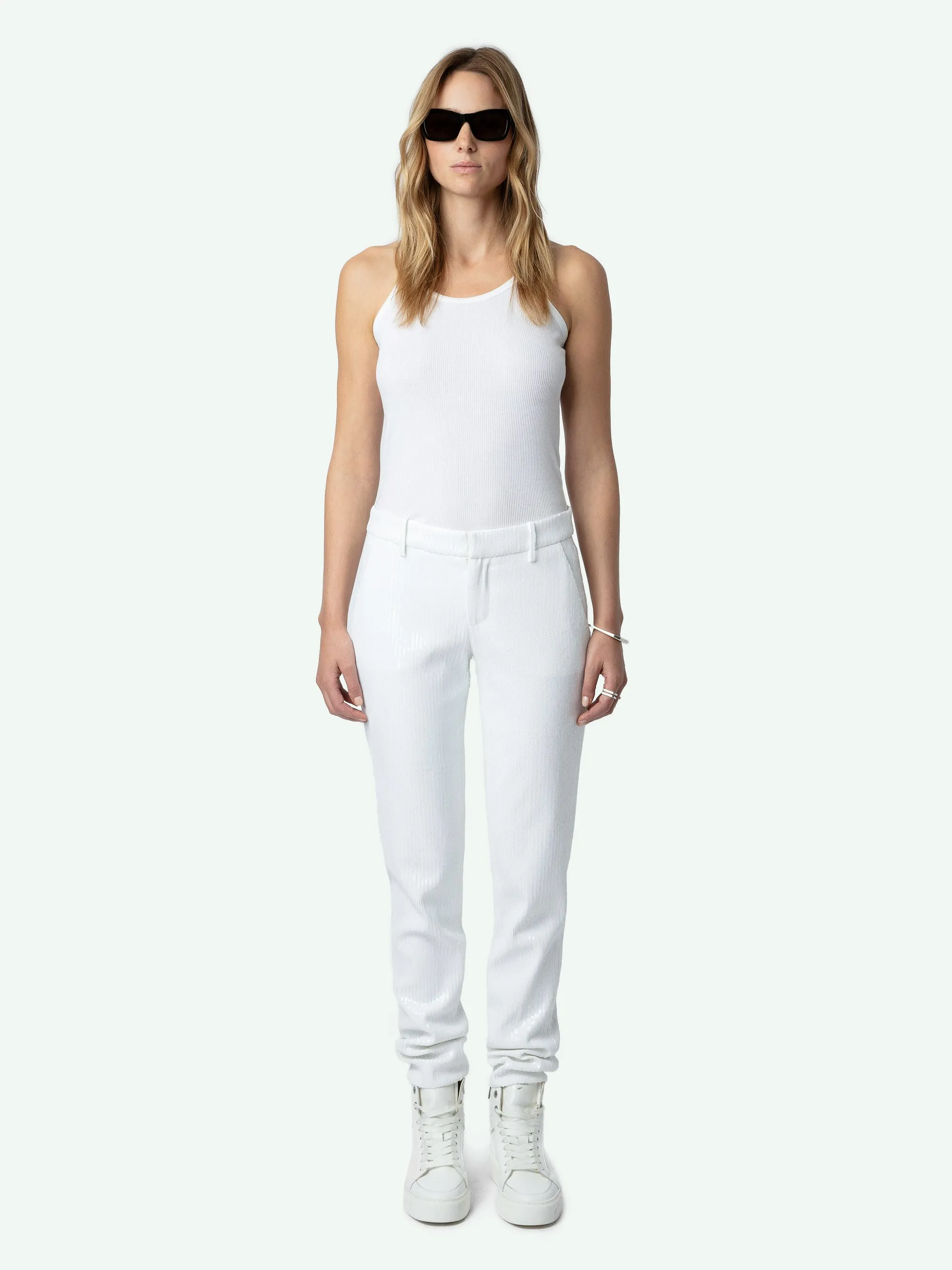 Pantalón Prune con Lentejuelas