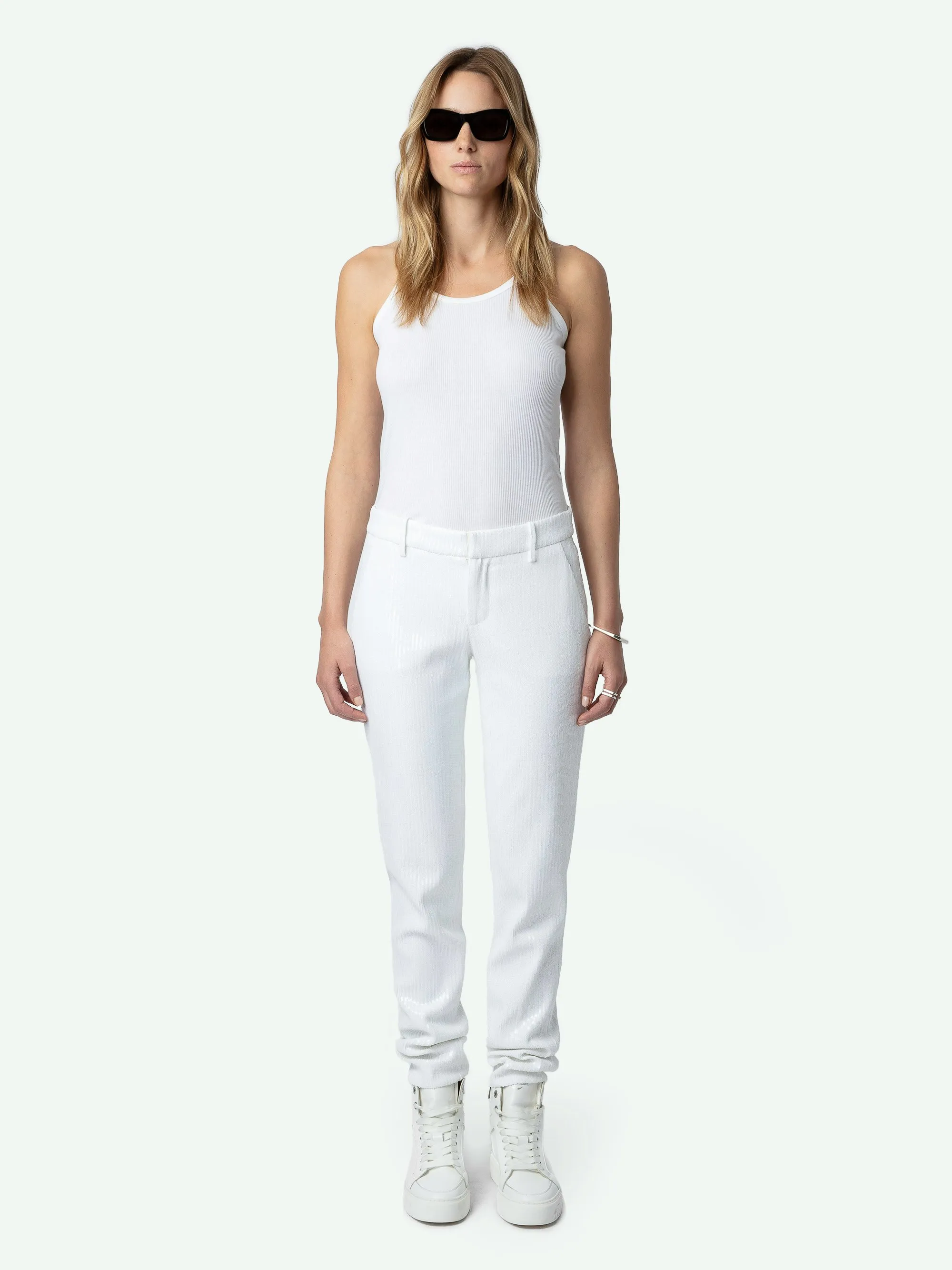 Pantalón Prune con Lentejuelas