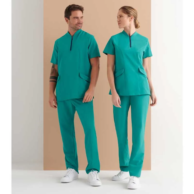 PANTALóN SANITARIO CON BOTóN STRETCH VOLANS  MONZA