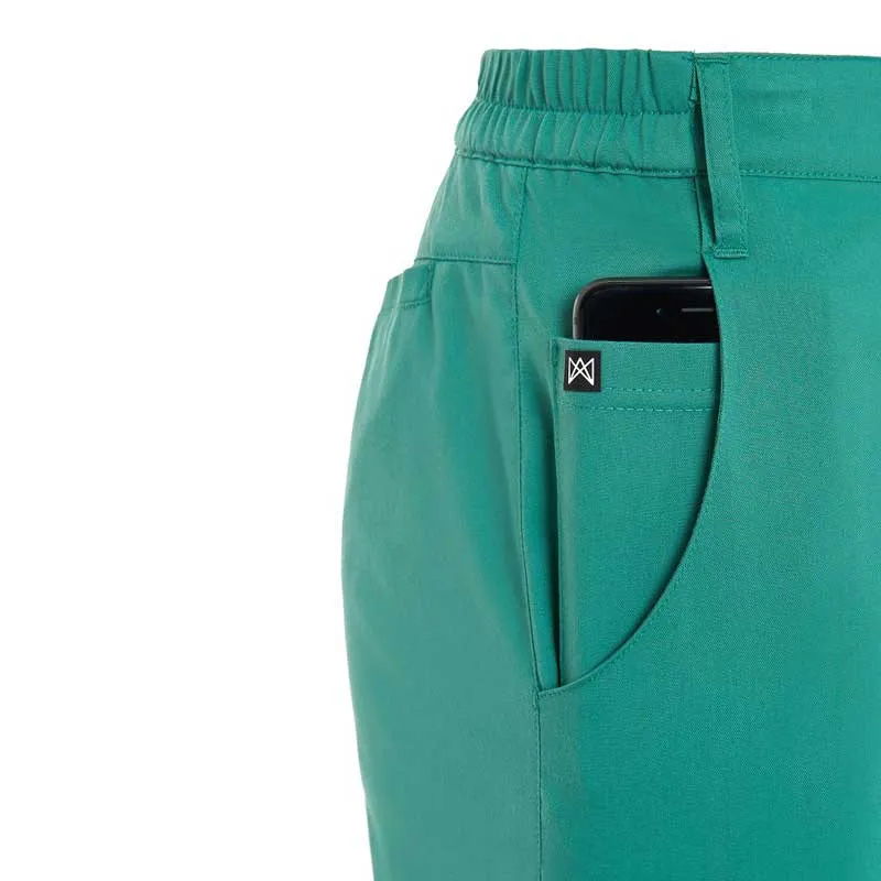 PANTALóN SANITARIO CON BOTóN STRETCH VOLANS  MONZA