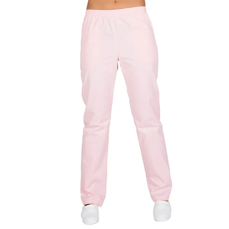 PANTALóN SANITARIO ROSA CON BOLSILLOS Y GOMA ENTERA  GARY'S