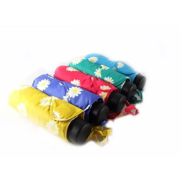 Paraguas plegable Bisetti con estampado floral con despliegue manual