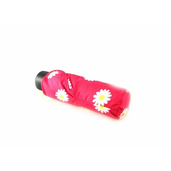 Paraguas plegable Bisetti con estampado floral con despliegue manual