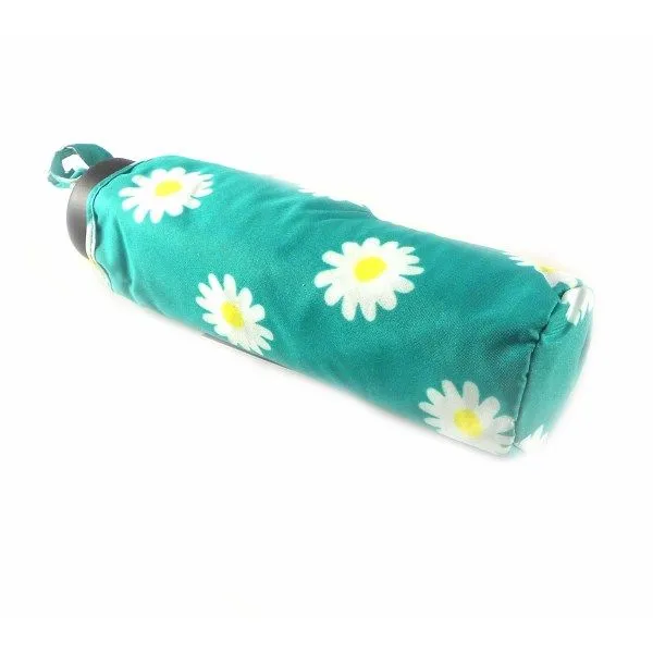 Paraguas plegable Bisetti con estampado floral con despliegue manual