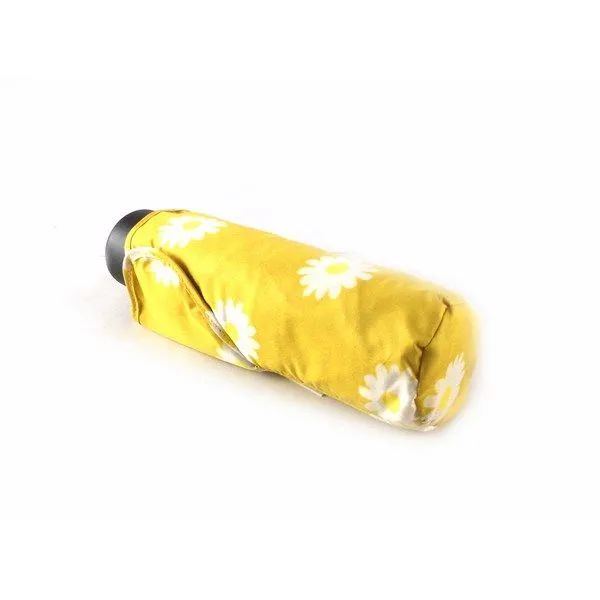 Paraguas plegable Bisetti con estampado floral con despliegue manual