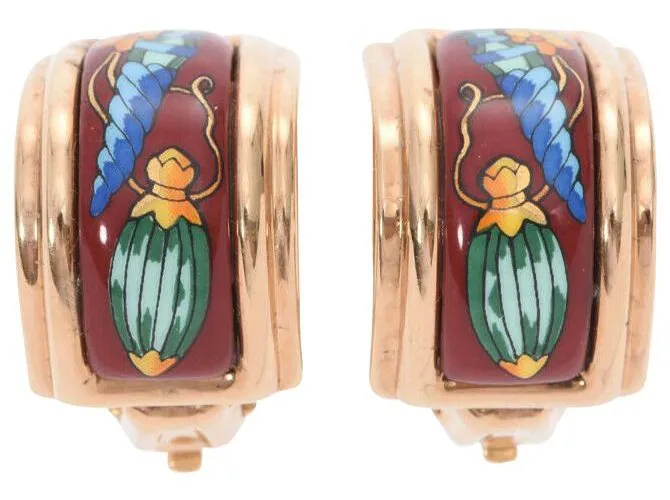 Pendiente Hermès Dorado 
