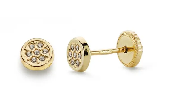 Pendientes Oro Bebé 4,5 mm.