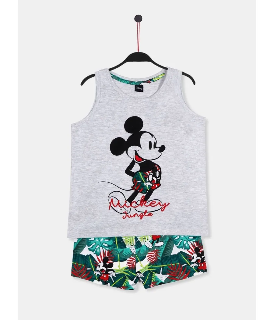 Pijama niña Mickey Jungle verano Disney 28 algodón