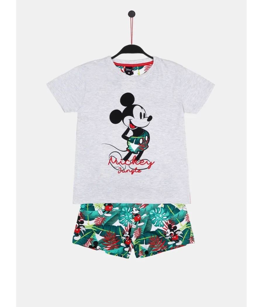 Pijama niño Mickey Jungle verano Disney 28 algodón