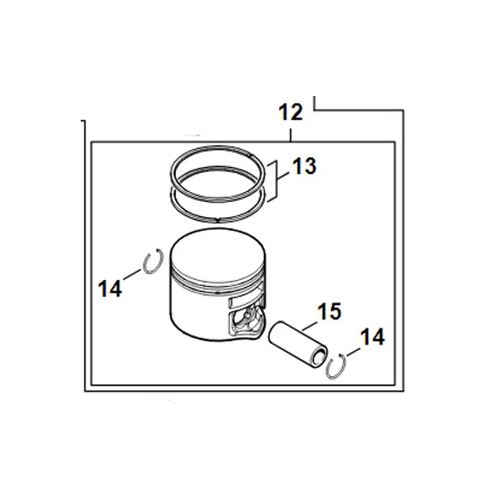 Piston 44 mm
